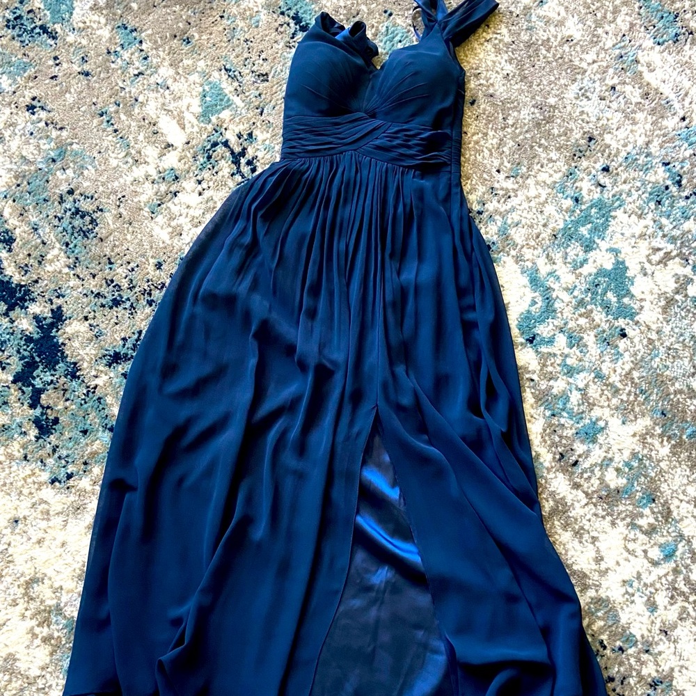 Beautiful navy blue maxi dress, size XXS